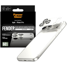 PanzerGlass® FENDER hliníková ochrana fotoaparátu Apple iPhone 17 Pro stříbrná PanzerGlass® FENDER hliníková ochrana fotoaparátu Apple iPhone 17 Pro stříbrná