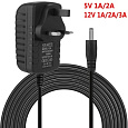 AXAGO kompaktní AC adaper 100-240V / 5V 2A  3.5/1.3mm