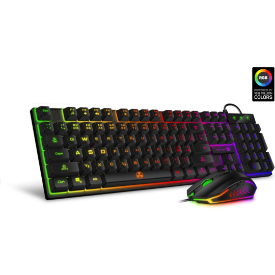 CONNECT IT BATTLE herní combo drátová klávesnice + myš, CZ + SK layout bílá CONNECT IT BATTLE herní combo drátová klávesnice + myš, CZ + SK layout bílá