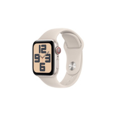 Apple Watch SE Cellular 40mm Hvězdně bílý hliník s hvězdně bílým sportovním řemínkem M/L