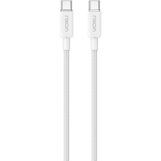 Rixon datový a nabíjecí kabel USB-C/USB-C nylon PD60W