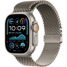 Apple Watch 49/46/45/44mm milánský tah z přírodního titanu M Apple Watch 49/46/45/44mm milánský tah z přírodního titanu M