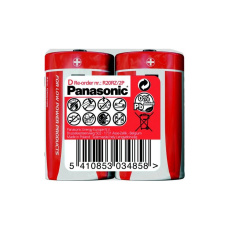 Panasonic Red Zinc D zinkouhlíková baterie (2ks)