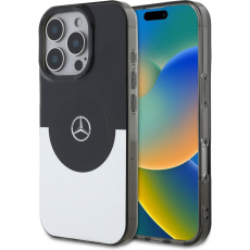 Mercedes PC/TPU Double Layer MagSafe kryt pro iPhone 16 Pro černý/stříbrný