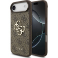 Guess PU 4G Metal Logo kryt iPhone Air hnědý