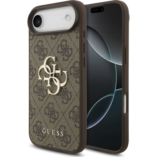 Guess PU 4G Metal Logo kryt iPhone Air hnědý