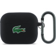 Lacoste Liquid Silicone Croc Logo pouzdro AirPods Pro 3 černé