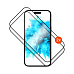 FIXED 2,5D Full-Cover ochranné sklo s aplikátorem Samsung Galaxy S26+, 2ks černé