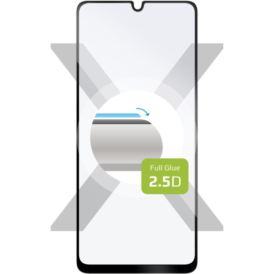 FIXED 2,5D Full-Cover tvrzené sklo Samsung Galaxy A32 LTE černé