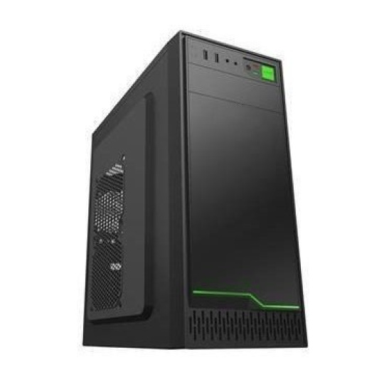 BAZAR - EUROCASE skříň ML N6-500B, Midi Tower, 2x USB 3.0, 2x audio, bez zdroje - Poškozený obal (Komplet)