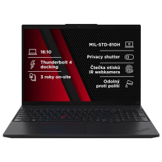 BAZAR - LENOVO NTB ThinkPad L16 AMD G2 - Ryzen5 PRO 215,16" WUXGA,16GB,512SSD,5MP+IRcam,W11P - Poškozený obal