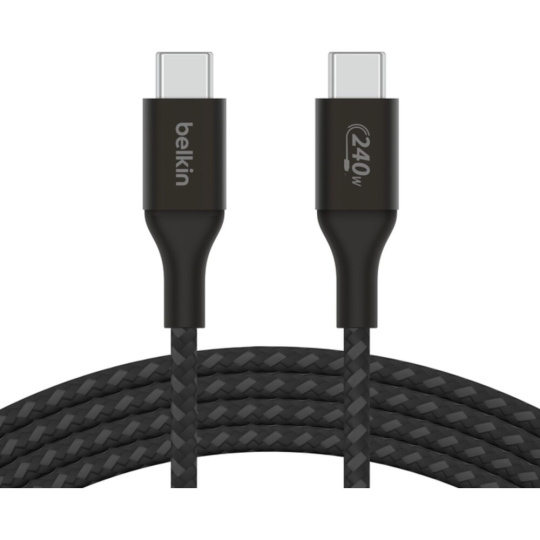 Belkin BOOST CHARGE odolný USB-C kabel (240W) 2m, černý