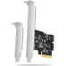 AXAGON PCES-SJ2 PCIe řadič 2x interní SATA 6G port