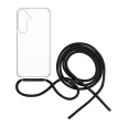 FIXED Pure Neck kryt s černou šňůrkou na krk pro Samsung Galaxy S25+