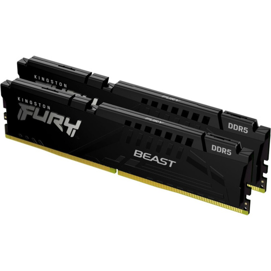Kingston Fury Beast 64GB 5200MHz CL40 DDR5 DIMM (2x32) Black