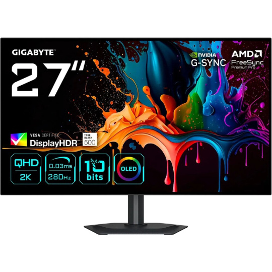 GIGABYTE MO27Q28G herní monitor 27" GIGABYTE MO27Q28G herní monitor 27"