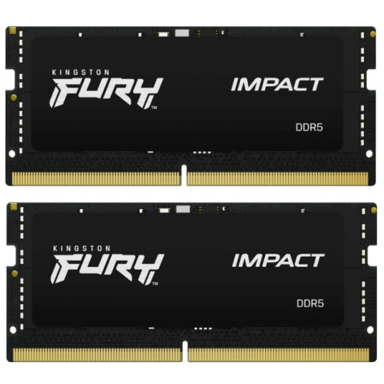 KINGSTON SODIMM DDR5 32GB (Kit of 2) 5600MT/s CL40 FURY Impact PnP