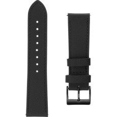 FIXED Leather Strap kožený řemínek s šířkou 22mm pro smartwatch černý