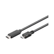 PremiumCord kabel USB 3.1 konektor C/M - USB 2.0 konektor Micro-B/M 0,6m