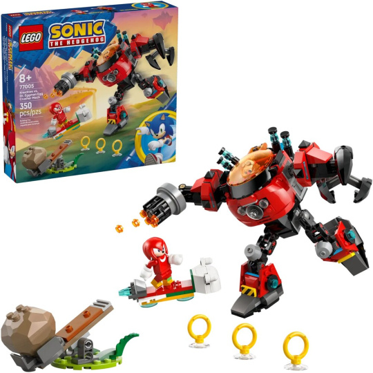 LEGO Sonic the Hedgehog 77005 Knuckles vs. Dr. Eggman: Robotický oblek Egg Crusher LEGO Sonic the Hedgehog 77005 Knuckles vs. Dr. Eggman: Robotický oblek Egg Crusher