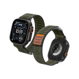 Spigen Fabric Band řemínek (hook-and-loop) Apple Watch 49/46/45/44mm zelený