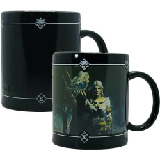 Hrnek The Witcher 3 Geralt & Ciri 480 ml (měnící se motiv)