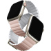 UNIQ Revix Premium Edition řemínek pro Apple Watch 49/45/44/42mm Blush (růžový/bílý)