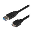 PremiumCord USB-A/MicroUSB-B kabel 2m černý