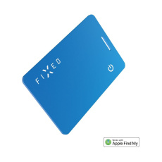 FIXED Tag Card 2 smart tracker s Find My a bezdrátovým nabíjením, modrý