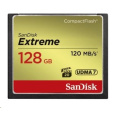 SanDisk Compact Flash Card 128GB Extreme (R:120/W:85 MB/s UDMA7)