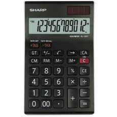 Sharp EL124TWH kalkulačka černá