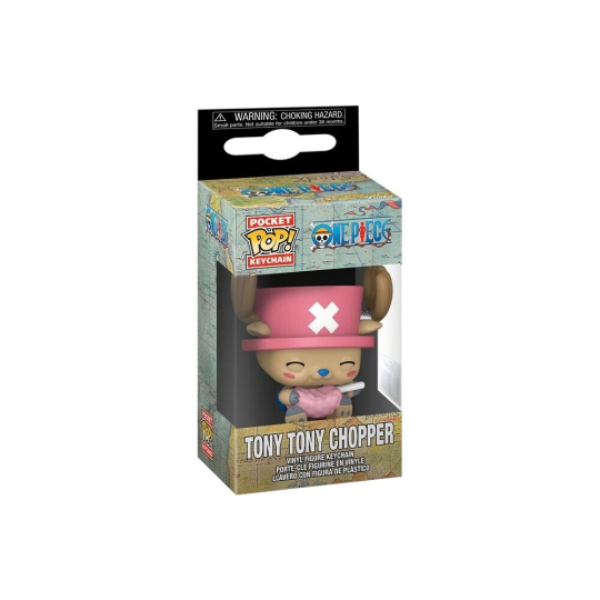 Funko POP! Keychain: One Piece - Chopper with Cotton Candy
