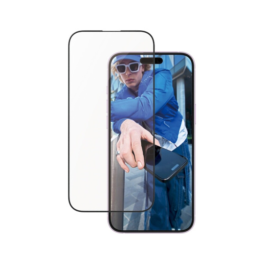 PanzerGlass® Aluminum Ultra-Wide Fit Apple iPhone 16 Plus/15 Plus s instalačním rámečkem