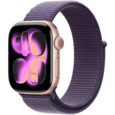 Apple Watch 42/41/40/38mm mlžně fialový provlékací sportovní řemínek