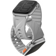 UNIQ Fluo Magnetický řemínek pro Apple Watch (49-40mm) Mist Grey