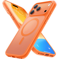 Torras Guardian MagSafe kryt iPhone 17 Pro energy orange