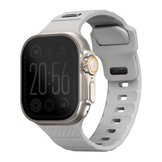 UNIQ Stride FKM Rubber voděodolný řemínek Apple Watch 49/45/44/42mm šedý