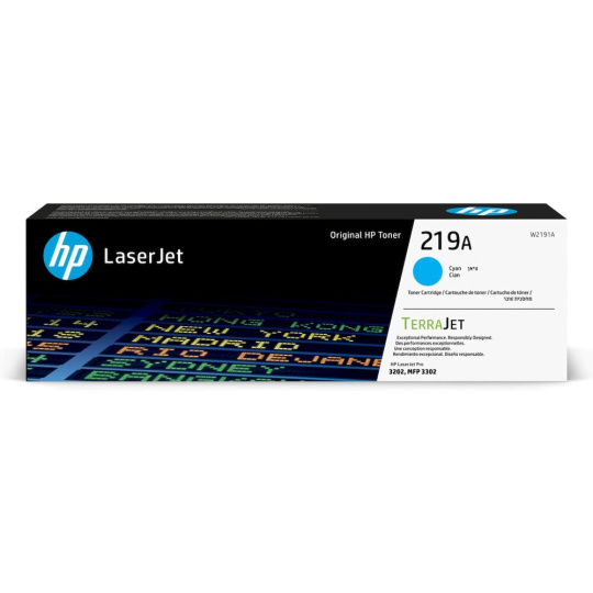 HP W2191A č. 219A Modrá Originální