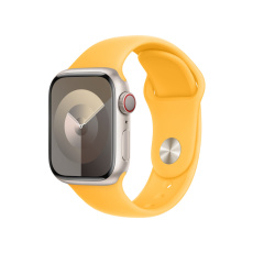 Apple Watch sportovní řemínek 41mm paprskově žlutý S/M