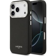 Lacoste PU Leather Champs Elysees MagSafe kryt iPhone 17 Pro černý Lacoste PU Leather Champs Elysees MagSafe kryt iPhone 17 Pro černý