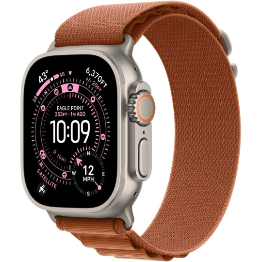 Apple Watch 49/46/45/44mm terakotový Alpský tah malý přírodní titan