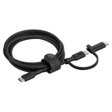 Belkin BOOST CHARGE™ PRO 2v1 USB-C a Lightning odolný kabel, 1,5m černý 