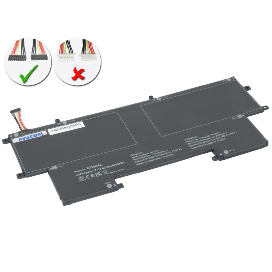 AVACOM baterie pro HP EliteBook Folio G1 Li-Pol 7,7V 4935mAh 38Wh - černý konektor