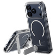PanzerGlass® CARE Kickstand kryt s MagSafe Apple iPhone 17 Pro stříbrný/bílý