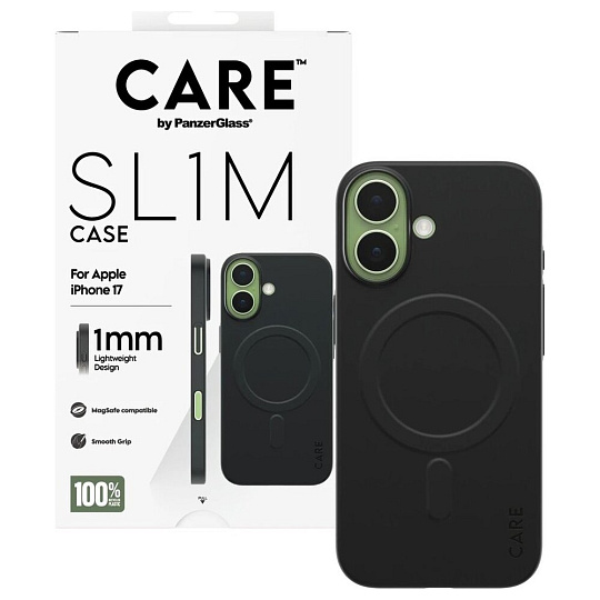 PanzerGlass® CARE SL1M MagSafe kryt Apple iPhone 17e/16e černý