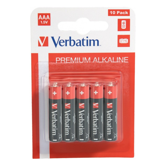 Verbatim AAA alkalické baterie LR3 10x