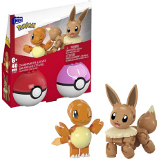 Mattel Mega Construx Pokémon pokéball - Eevee & Charmander