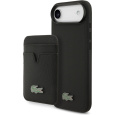 Lacoste Iconic Petit Pique MagSafe kryt + peněženka iPhone Air černý