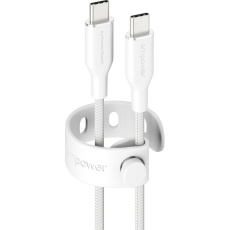 PanzerGlass® empower kabel (60 W) USB-C/USB-C, 1,2 m, bílý