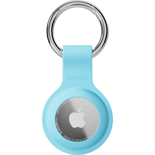 Epico silikonové pouzdro s plnou zadní stranou pro AirTag světle modré Epico silikonové pouzdro s plnou zadní stranou pro AirTag světle modré